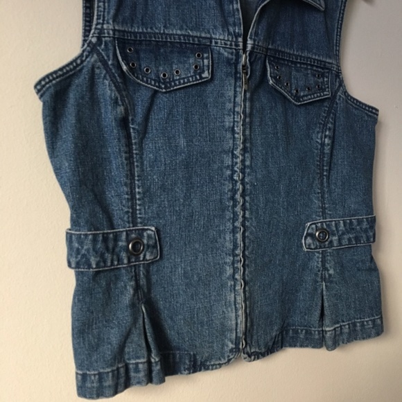 Vintage 90's Denim Jean Vest - Picture 6 of 8